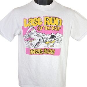 Last Run Of The Year T Shirt Vintage 80s 1986 Honolulu Hawaii Made In USA Mens S